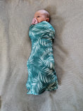 Load image into Gallery viewer, Luxury Stretch Bamboo Swaddle - Aqua