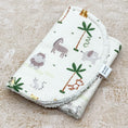 Load image into Gallery viewer, Safari Animals Burp Cloths