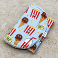 Load image into Gallery viewer, Soft Movie Treats Burp Cloths