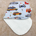 Load image into Gallery viewer, Soft Emergency Vehicles Burp Cloths