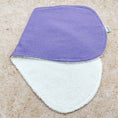Load image into Gallery viewer, Soft Aubergine Purple Burp Cloths