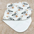 Load image into Gallery viewer, Soft Seagull Burp Cloths
