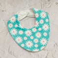Load image into Gallery viewer, Teal Daisy Days Signature Bib