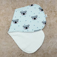 Load image into Gallery viewer, Soft Blue Koala Cuties Burp Cloths