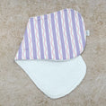 Load image into Gallery viewer, Soft Lilac Lollypop Burp Cloths