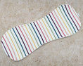 Load image into Gallery viewer, Soft Rainbow Stripes Burp Cloths