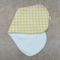 Load image into Gallery viewer, Soft Yellow Gingham Burp Cloths