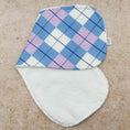 Load image into Gallery viewer, Soft Argyle Burp Cloths
