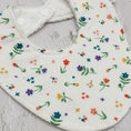 Load image into Gallery viewer, Soft Whimsical Flowers Signature Bib