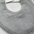 Load image into Gallery viewer, Elephant Grey Corduroy Signature Bib