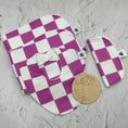 Load image into Gallery viewer, Baby Gift Set - Paddy Purple Checkerboard