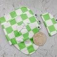 Load image into Gallery viewer, Baby Gift Set - Lorikeet Lime Checkerboard