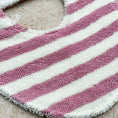 Load image into Gallery viewer, Blush Stripes Beach Towel Bib