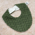 Load image into Gallery viewer, Forest Chevron Beach Towel Bib