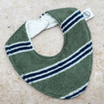 Load image into Gallery viewer, Emerald Stripes Beach Towel Bib