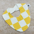 Load image into Gallery viewer, Piney Yellow Checkerboard Bib