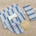 Load image into Gallery viewer, Baby Gift Set - Soft Blue Stripe