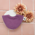 Load image into Gallery viewer, Iris Purple Dribble Bib
