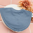 Load image into Gallery viewer, Steel Blue Dribble Bib