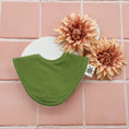 Load image into Gallery viewer, Moss Green Dribble Bib