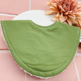 Load image into Gallery viewer, Moss Green Dribble Bib