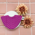Load image into Gallery viewer, Fuchsia Kisses Signature Bib