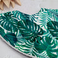 Load image into Gallery viewer, Tropical Leaves Dribble Bib
