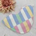 Load image into Gallery viewer, Candy Stripe Dribble Bib
