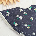 Load image into Gallery viewer, Navy Daisies Dribble Bib