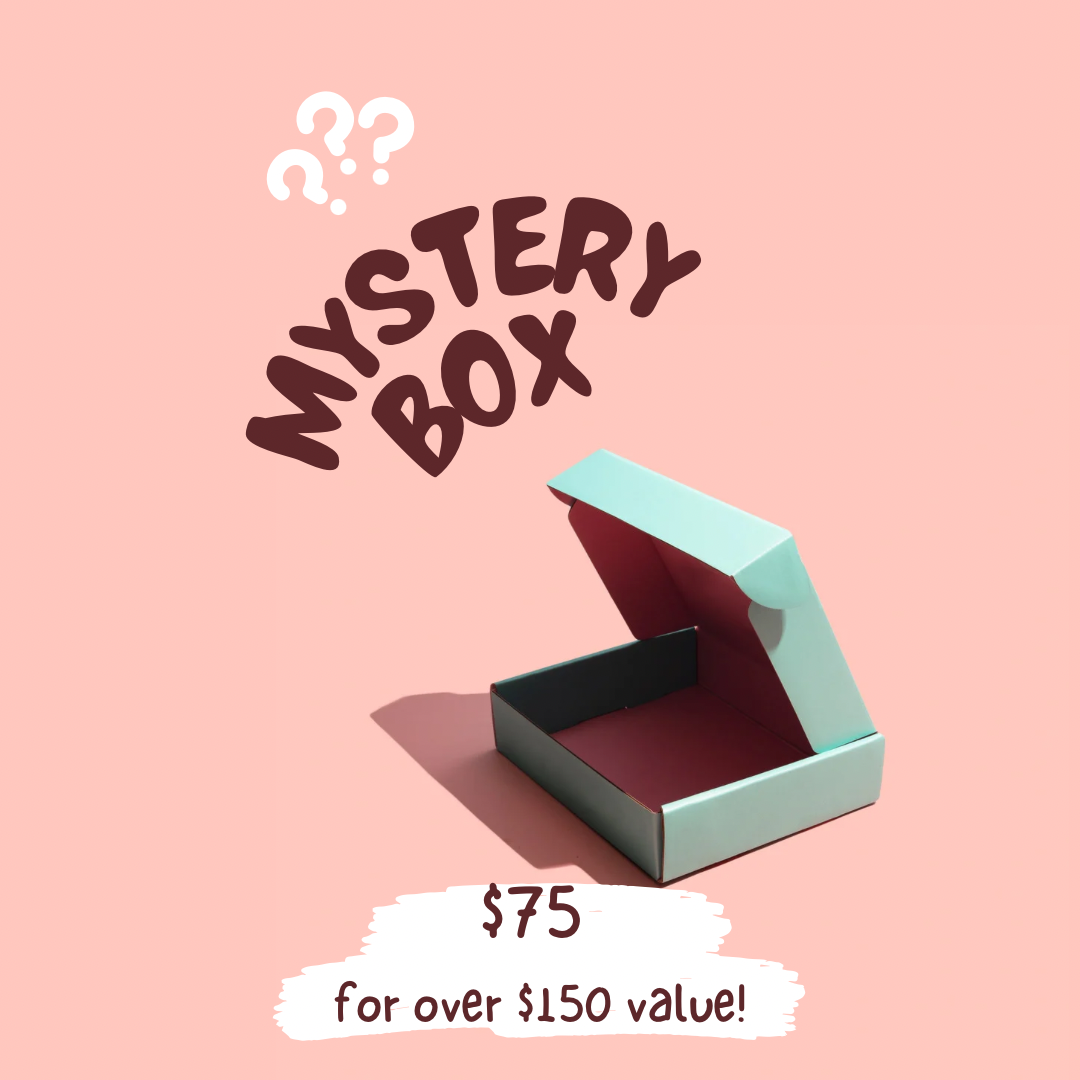 Baby Mystery Box – $75 for over $150 in value. Surprise selection of baby essentials, including bibs, burp cloths, washcloths, sunglasses, and teething rings. Available in boy, girl, and gender-neutral sets.