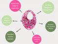 Load image into Gallery viewer, Gingie Pink Bow Christmas Bib
