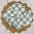 Load image into Gallery viewer, Green Gingham Baby Gift Set
