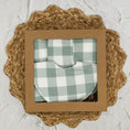 Load image into Gallery viewer, Green Gingham Baby Gift Set
