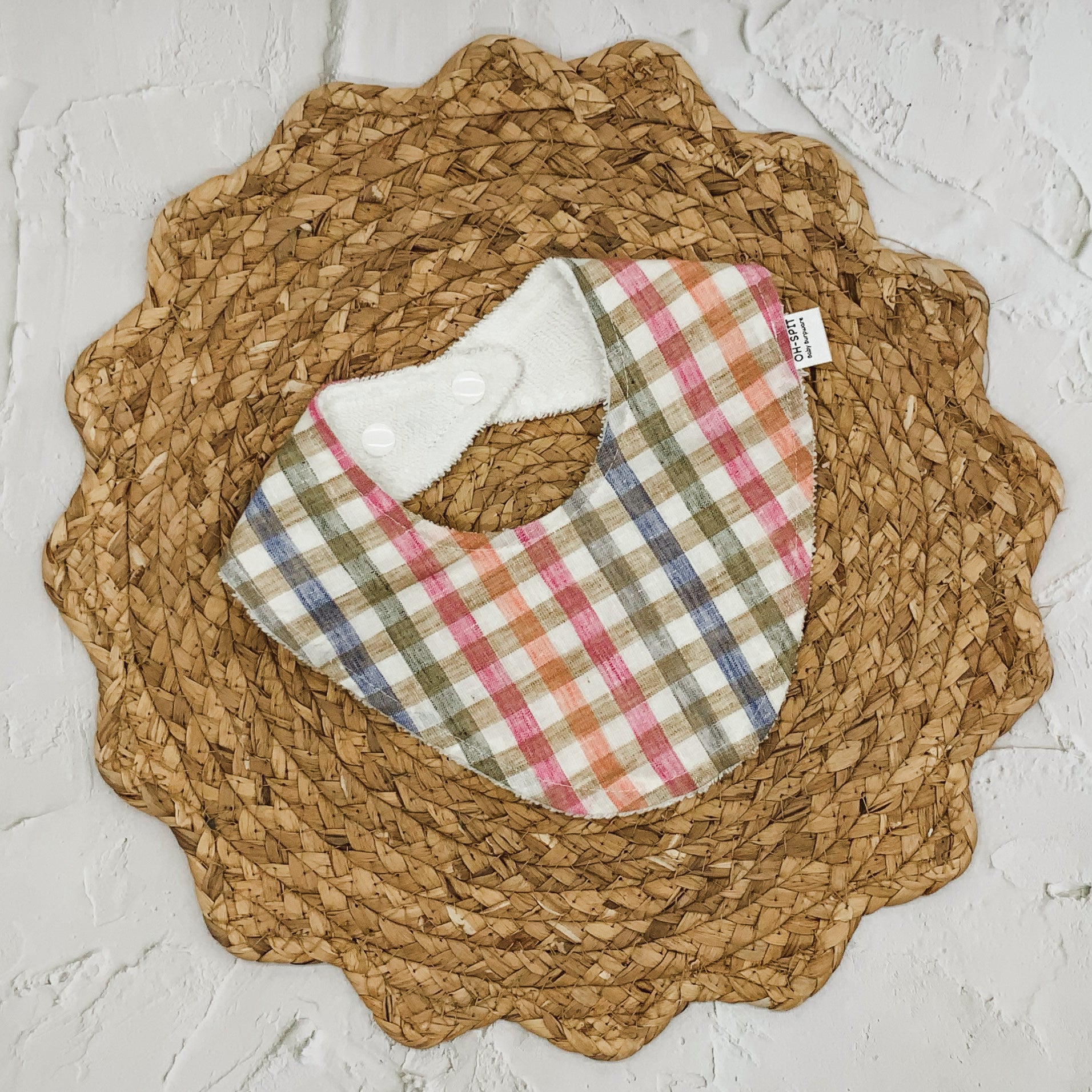 Sunset Linen Signature Bib