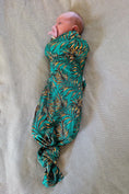 Load image into Gallery viewer, Luxury Stretch Bamboo Swaddle - Golden Palm

