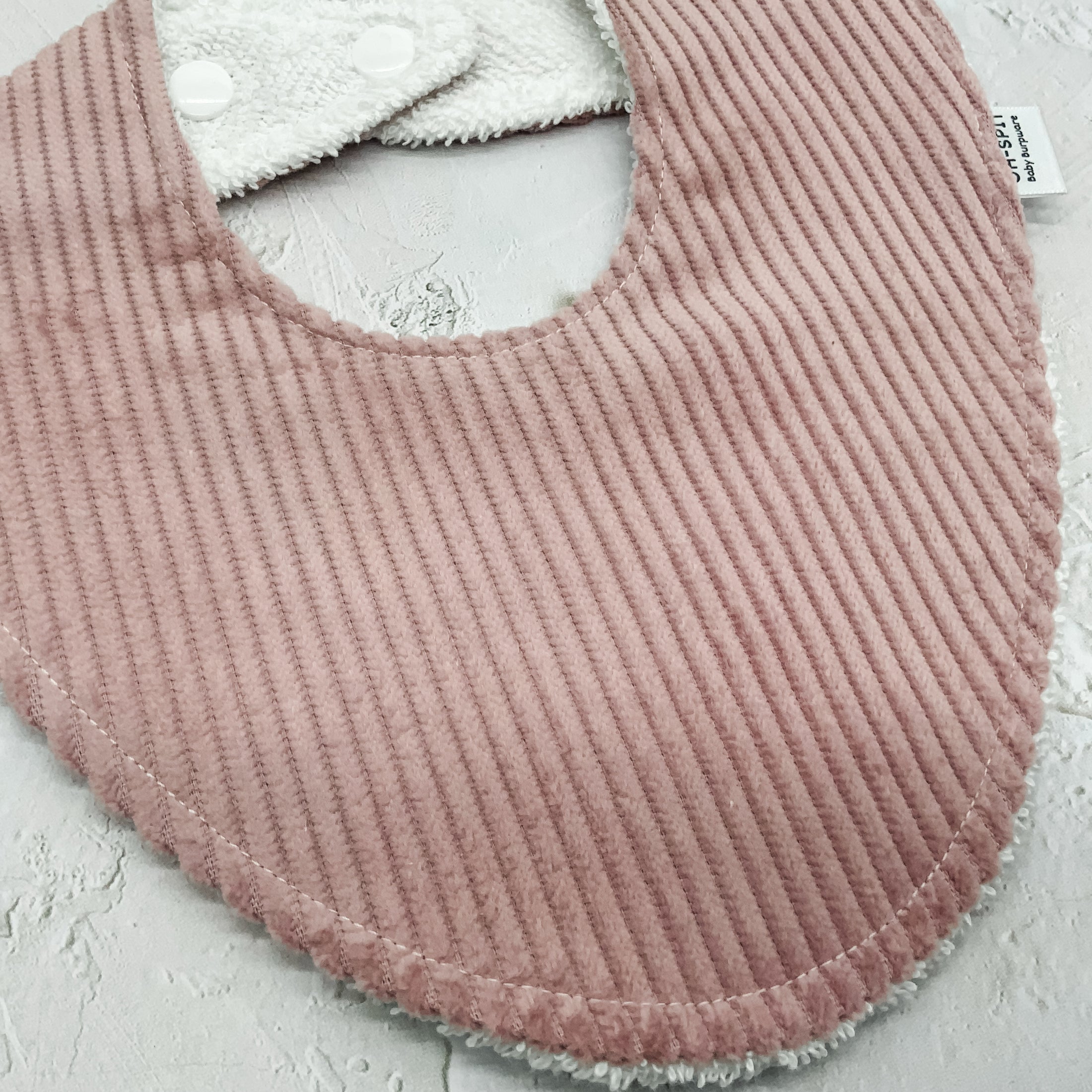 Blush Corduroy Signature Bib