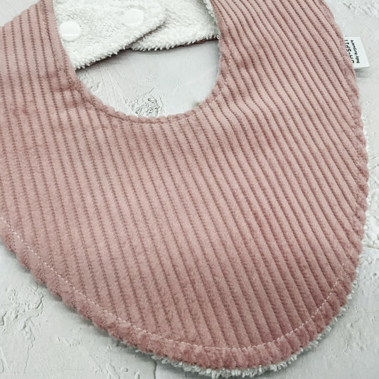 Blush Corduroy Signature Bib