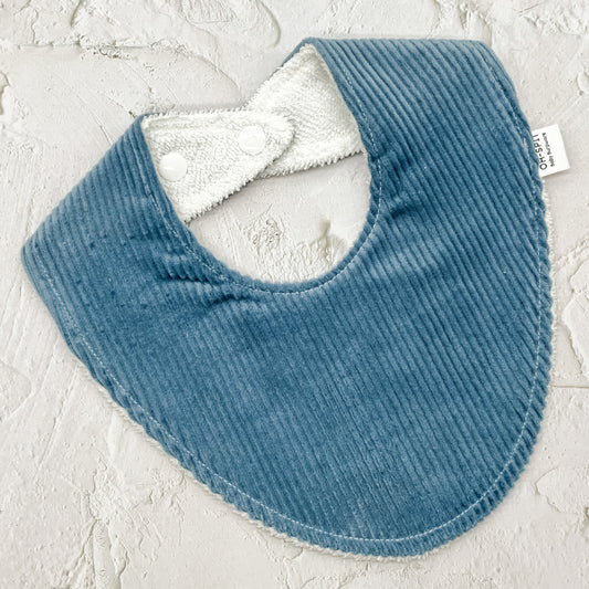 Ocean Corduroy Signature Bib