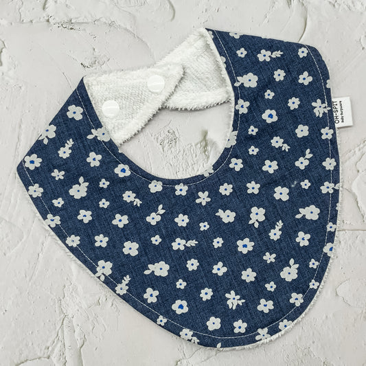 Denim Blooms Signature Bib