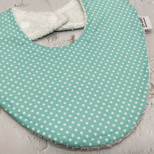 Aqua Spots Signature Bib