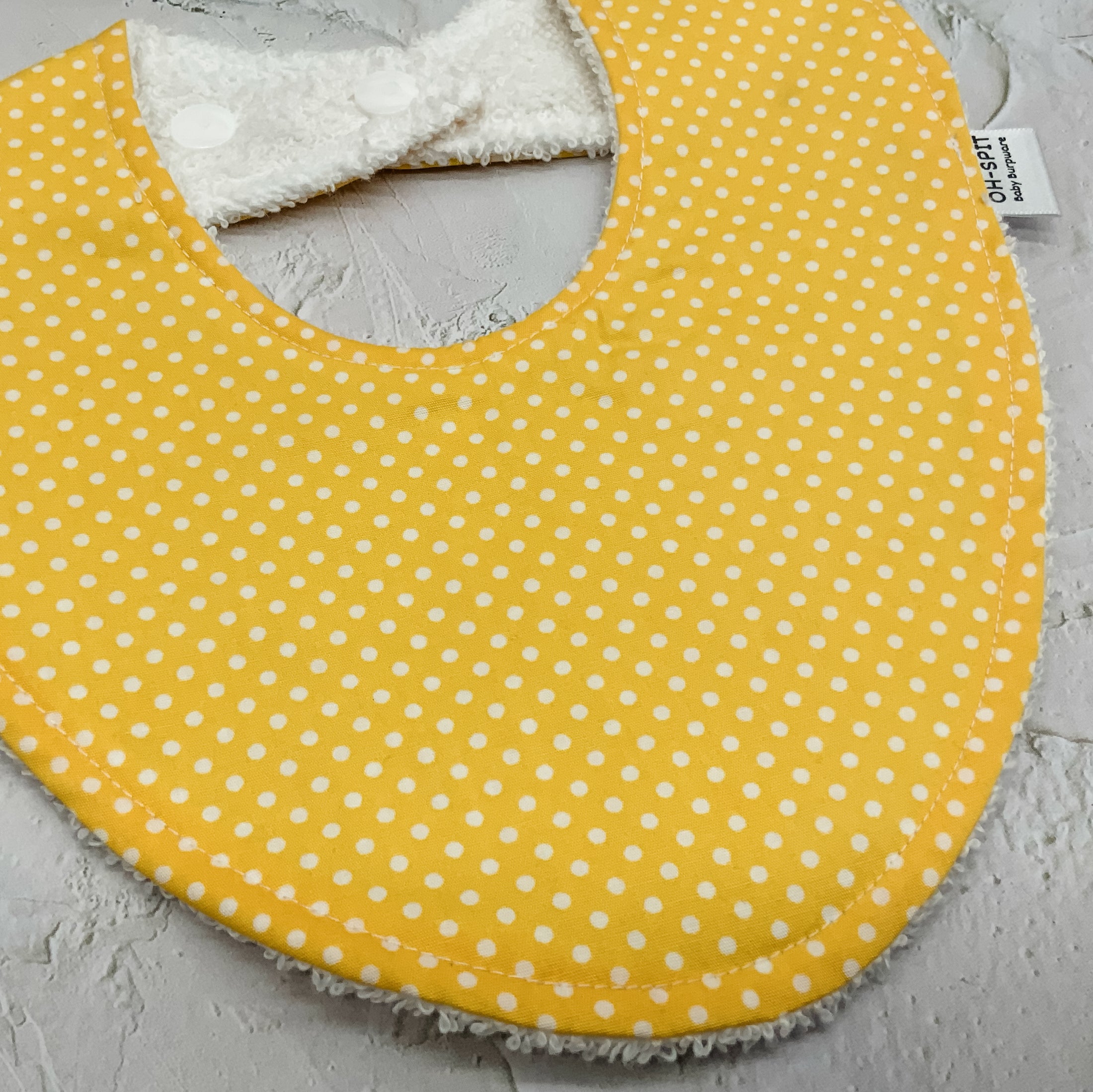 Yellow Spots Signature Bib