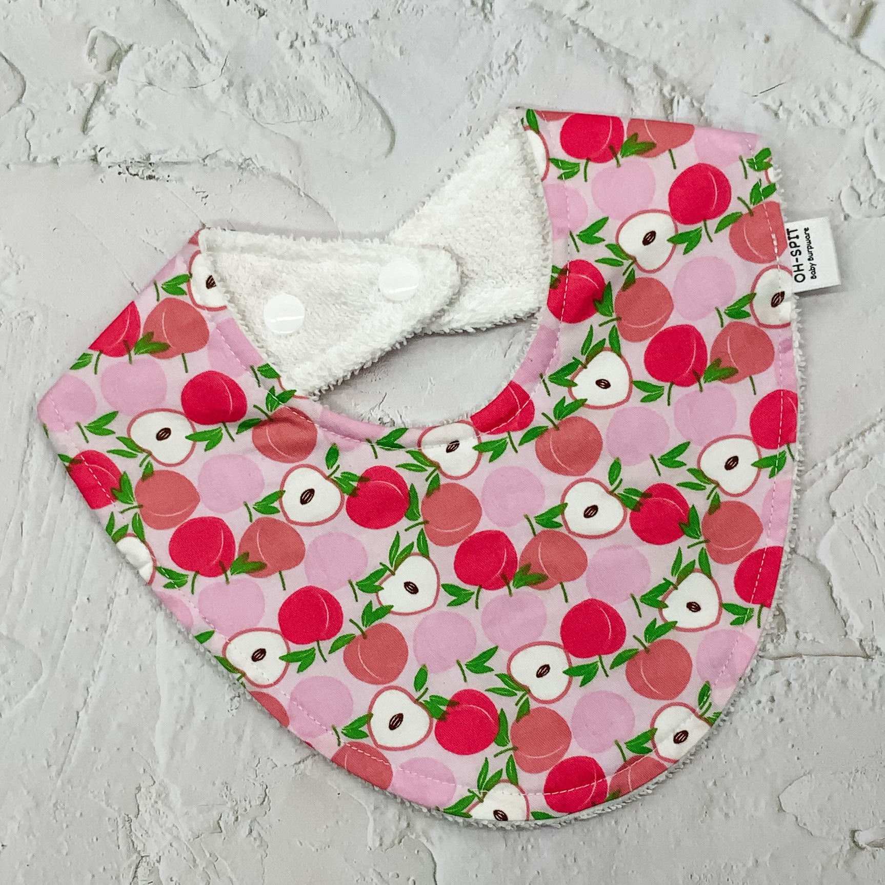 An Apple A Day Signature Bib