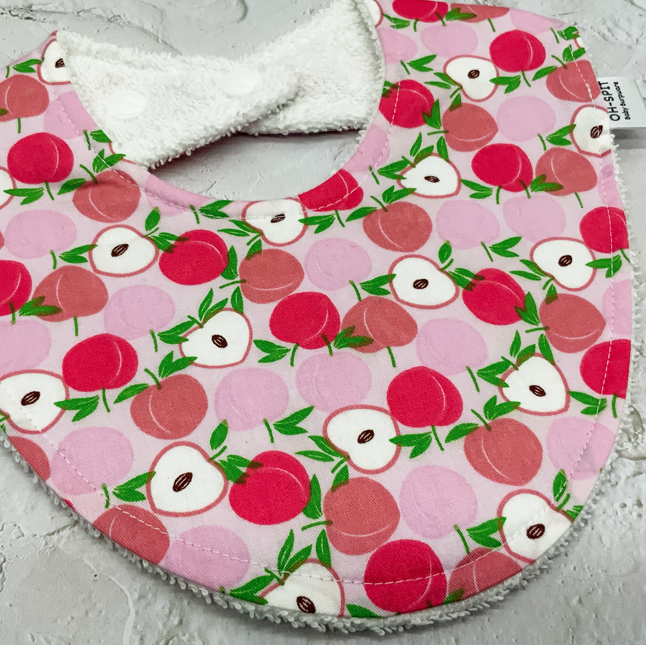 An Apple A Day Signature Bib