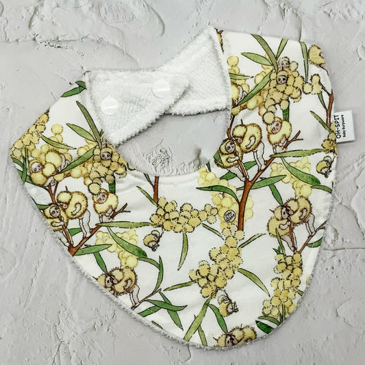 Golden Wattle Baby Signature Bib