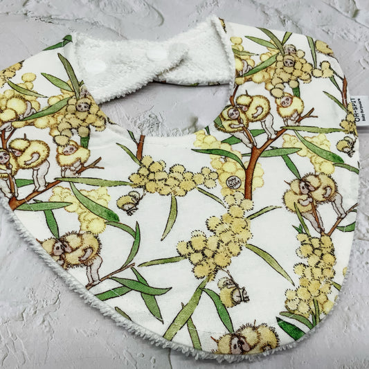 Golden Wattle Baby Signature Bib