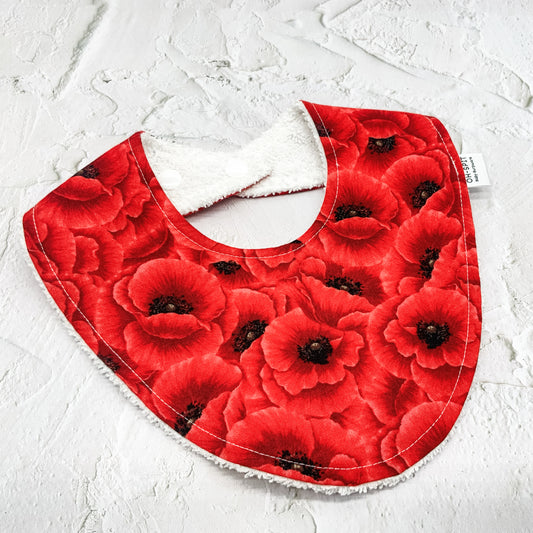ANZAC Day Poppy Signature Bib