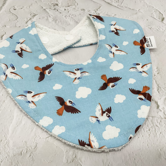 Kookaburra Clouds Signature Bib