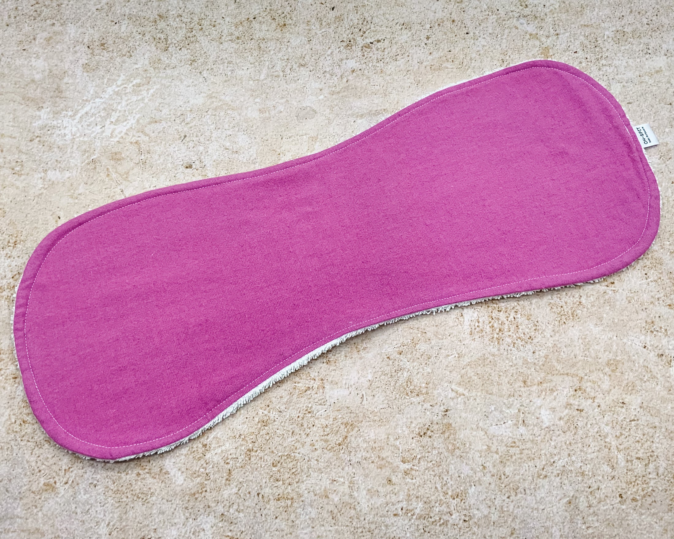 Fuchsia Pink Burp Cloths