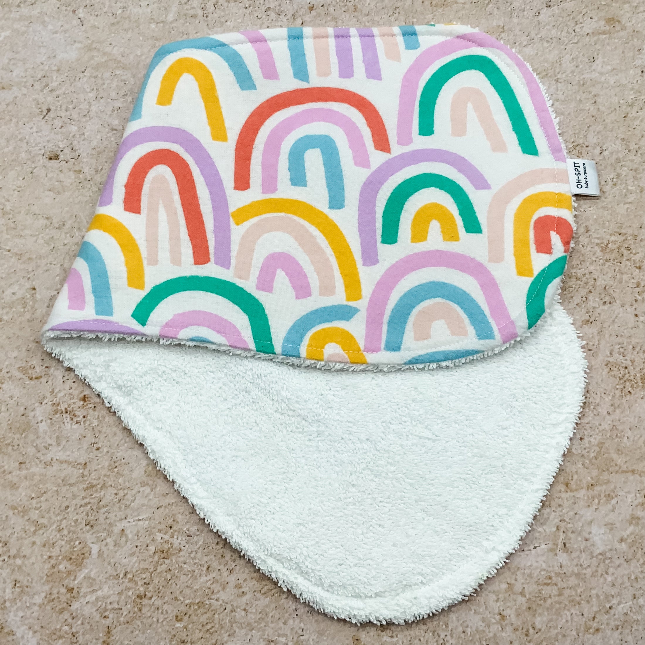 Rainbow Dreams Burp Cloths