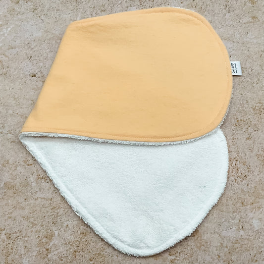 Apricot Sorbet Soft Pastel Burp Cloths